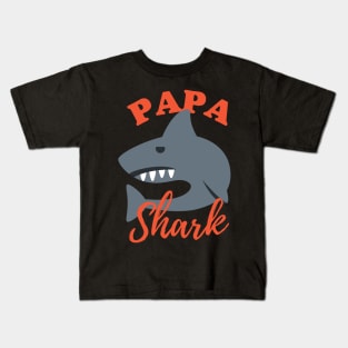 Papa Shark Kids T-Shirt